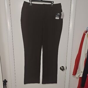 St. John's Bay Brown Straight Leg Pants